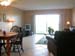 living area w/ queen sleeper sofa